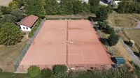 Seitenansicht unserer Anlage aus der Luft